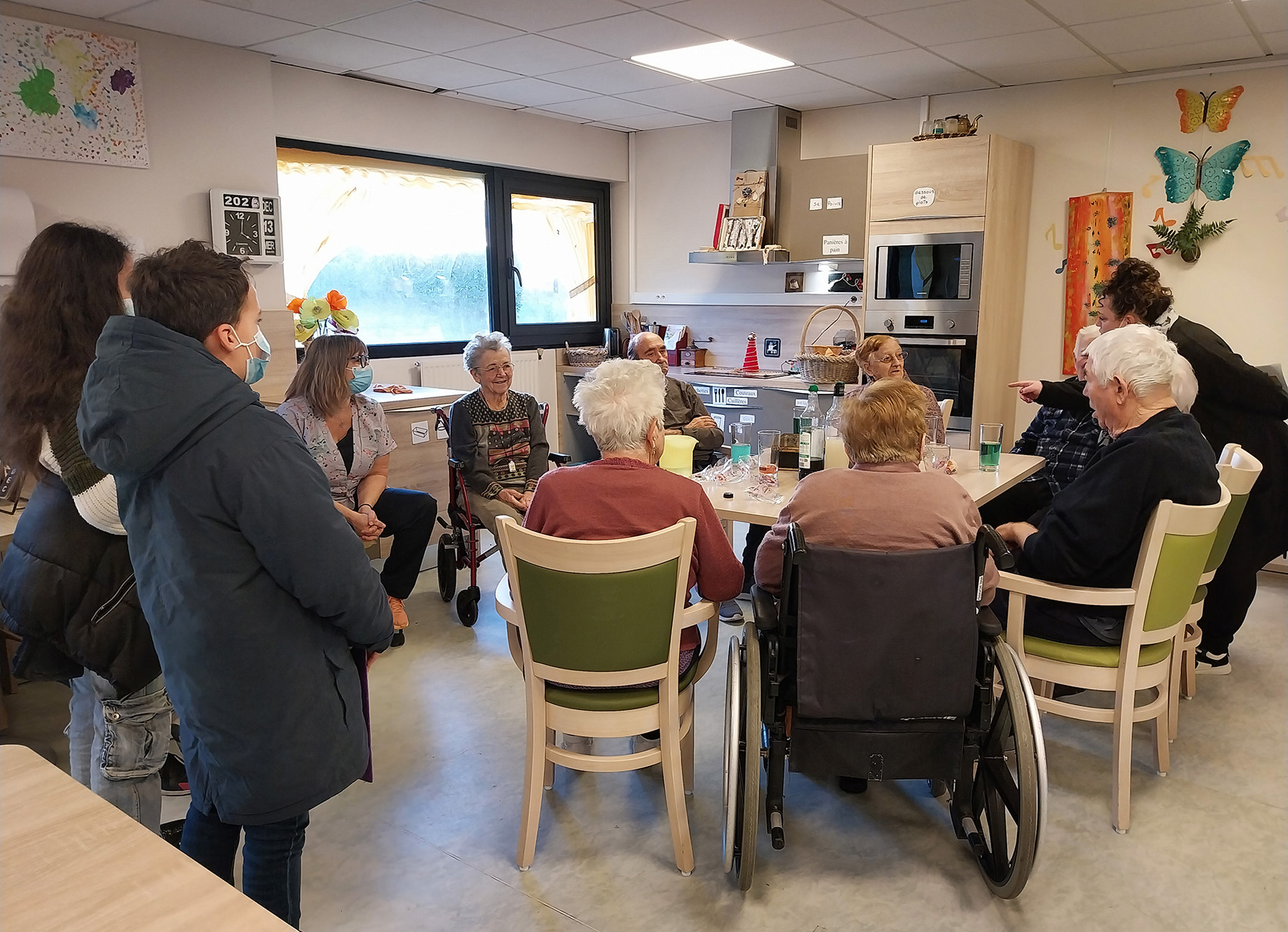 Visite à l'EHPAD